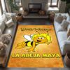 Biene Maja Personalized Text Floor Mat Perfect for Kitchen Dining Room Bedrooms Game Room Anti-slip Rug Office home decor Best for Christmas