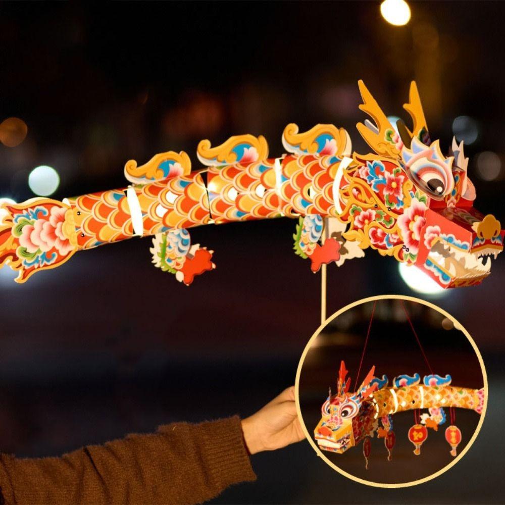 Flying Portable Dragon Lantern Chinese Style Mid-Autumn Festival Lantern  Spring Festival