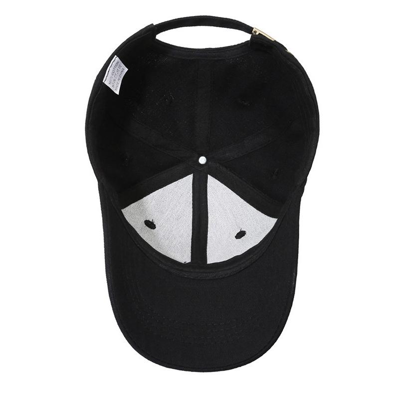 RongGuang Plain Fashion 6 Panel Classic Cotton Solid Color Unisex Baseball Cap Sports Cap Sun Hat for Outdoor Sun Protection