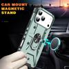 For iPhone 17 Pro Max Case PC+TPU Anti-Drop Phone Cover with Ring Kickstand
