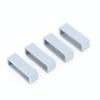 4 Peças Anel de Pulseira de Silicone 18 20 22Mm Laços à Prova d'Água Suporte de Segurança Acessórios de Relógio Porta-Pulseira de Borracha
