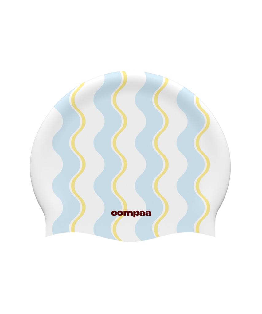 Umpa Blue Wave Swim Cap
