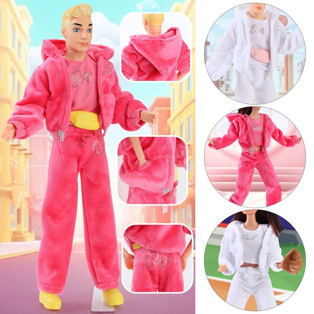 

2024 повседневная обувь, модная одежда ручной работы, комплект для пары высокого качества, кукла 30 см