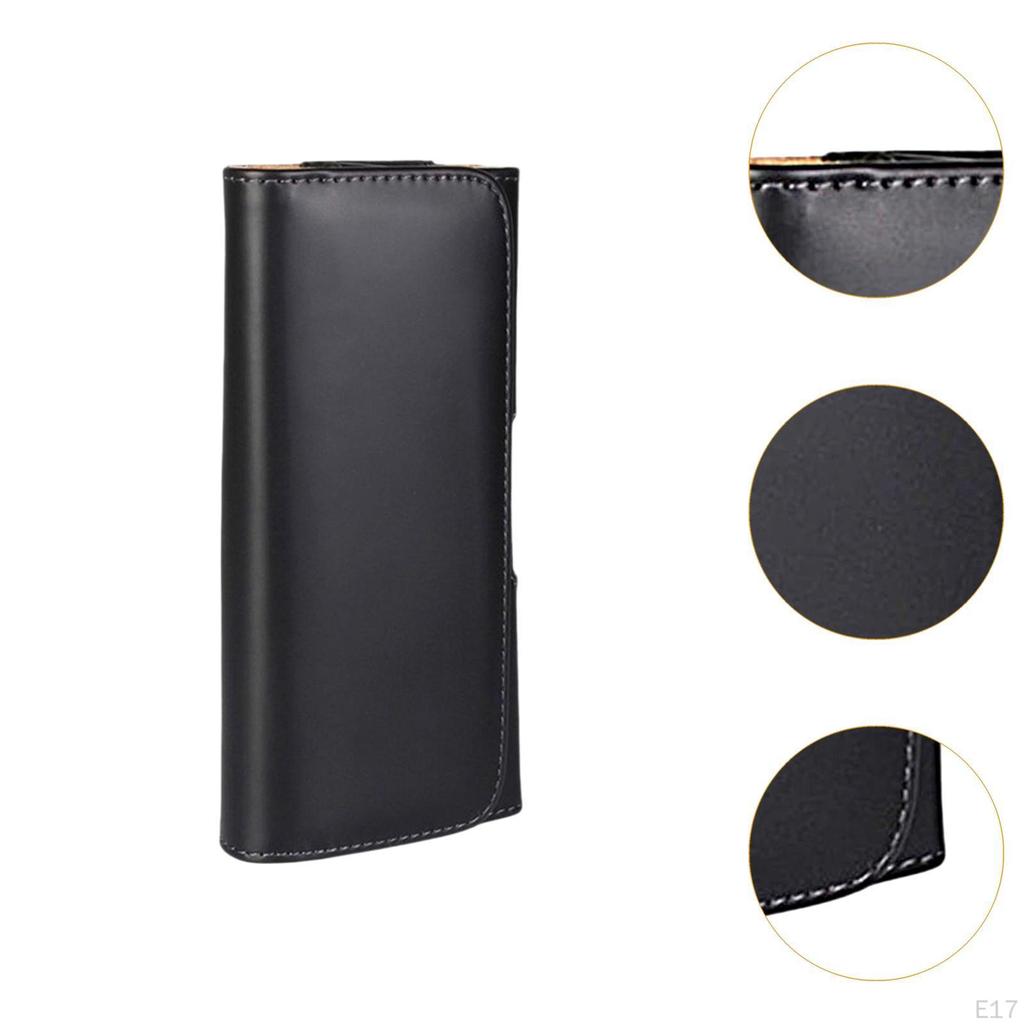 Bolsa de Cintura Masculina com Clipe de Cinto Porta-Celular Bolsa de Cintura Casual para Homens