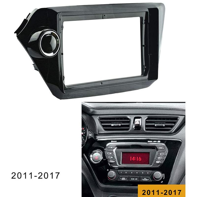 2 Din Car Fascia Radio Frame for Kia Rio3 Rio 3 K2 2010-2016 Transition Car Player Navigation DVD Frame with