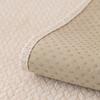 Luxury Cream Chenille Sofa Cushion Cover Non Slip Soft Textured Living Room Decor
