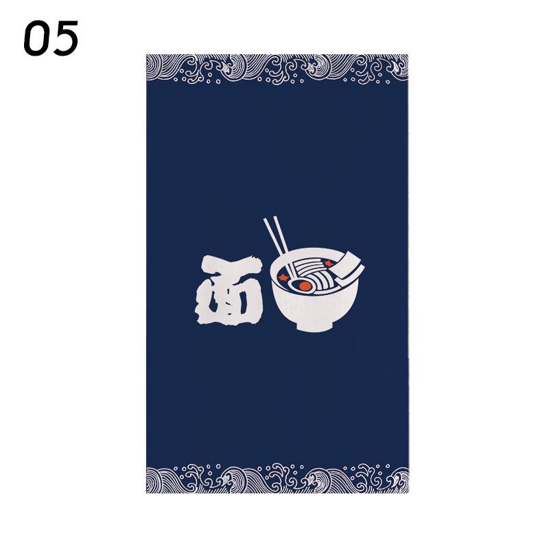 Japanese Style Door Head Half-curtain Noren Cuisine Izakaya Sashimi Seafood Restaurant Decor Short Curtains Kitchen Partition