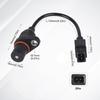 Reliable Wear Resistant Crankshaft Position Sensor Black PP Car Engine Parts for Hyundai Accent Kia Rio
