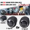 For Fiat Grande Punto Linea 2007 2008 2009 2010 2011 2012 New 5 Speed Manual Car Shifter Boot Gear Shift Knob Head Lever