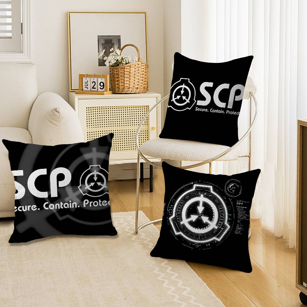 Popular Foundation Scp F-Foundation Game Maple Design Cushion Cover Happy Autumn Harvest Decor Holiday Decorati Pillow Cover