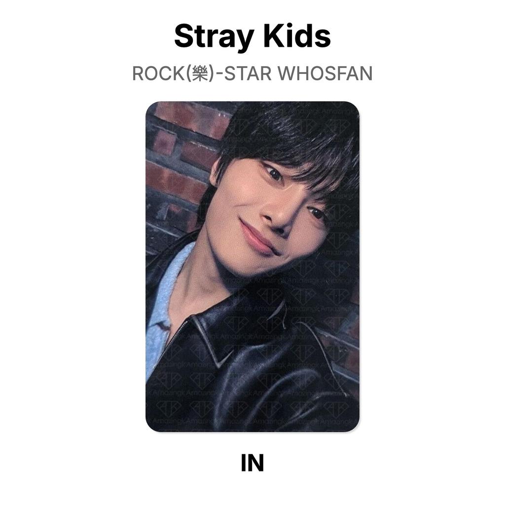 Stray Kids ROCK()-STAR WHOSFAN Official Photocard