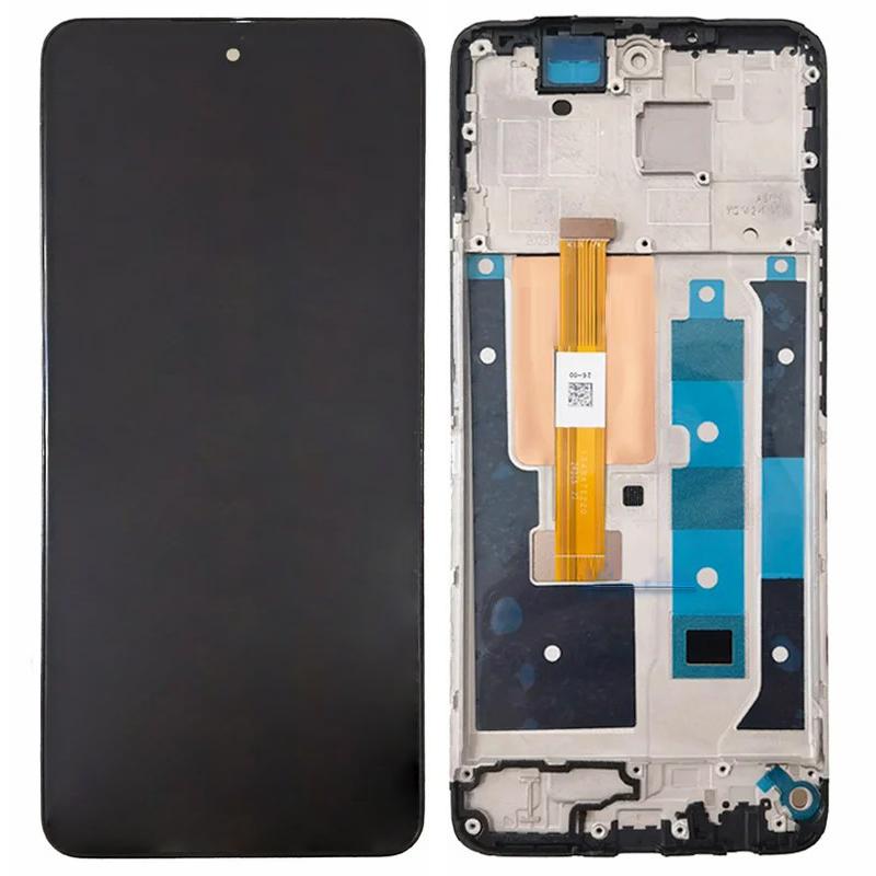 For Realme 12 5G Grade B LCD Screen and Digitizer Assembly+Frame (Without Logo)