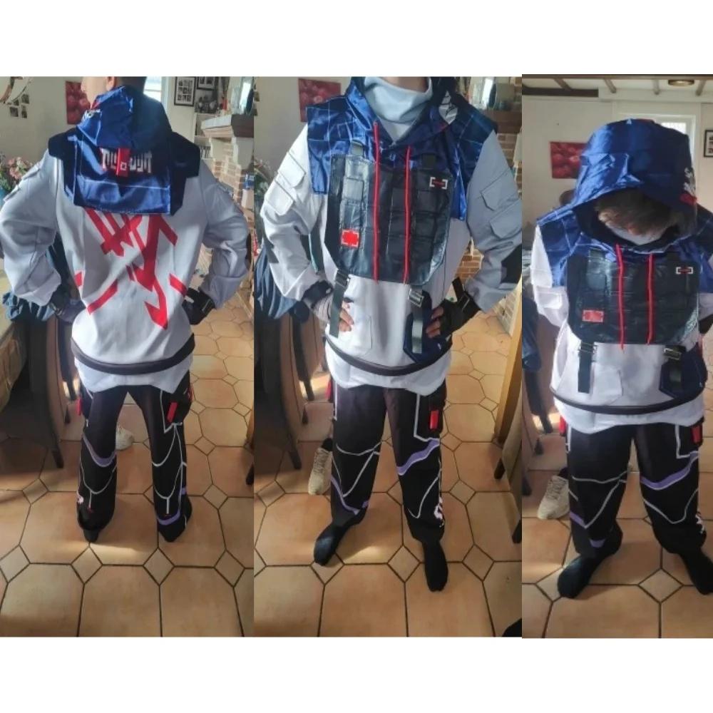ISO Cosplay Game VALORANT Costume Wig Halloween Anime Clothes Uniform
