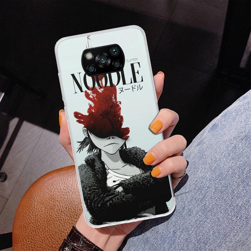 Gorillaz Anime Phone Case For Xiaomi Poco X7 X6 X5 Pro F7 Ultra Redmi 15C 15 13C 13 12C 12 10 10A 10C 9 9A 9C 9T Cover Poco X7 X