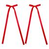2 Pcs Ribbon Bow Elegant Y2K Style Side Clip Bow Hair Clip Sweet Girls Fairy Bow Style Long Bowknot Balletcore