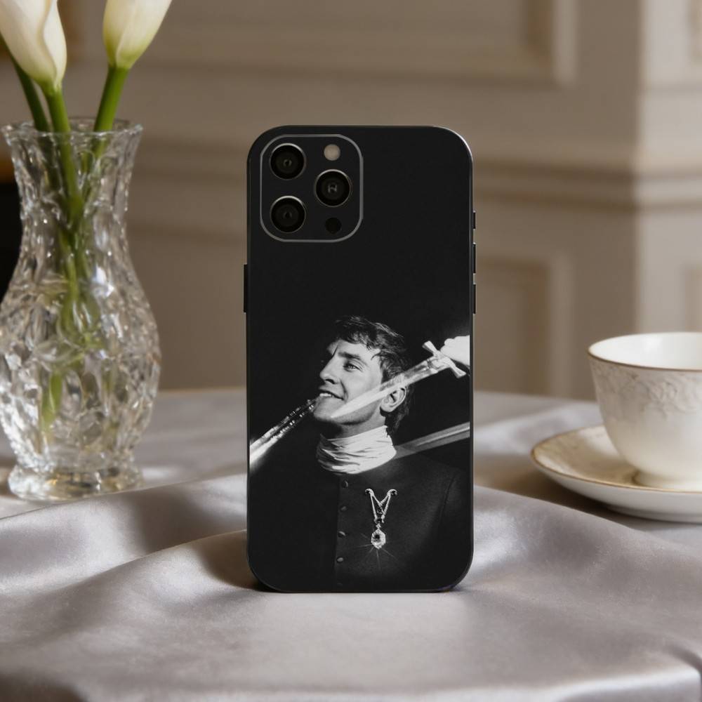 COOL P-Paul M-Mescal Phone Case For iPhone 17pro,16,15,14,13,12,11 Plus,Pro Max,XS,Soft Silicone Black Cover