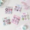 6Pcs Cute Kawaii Cartoon Button Badges Assorted Pastel Designs Smooth Surface For Backpack Decoration Diy Crafts Gifts For Teen
