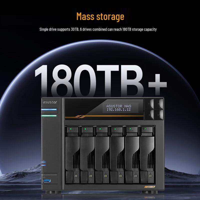 Asustor AS6806T NAS Storage Server