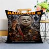 Halloween Michael Myers Cushion Cover Pillowcase Upholstery Sofa Throw Pillow Home Decor Pillowcas