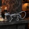 Halloween Tabletop Ornaments Animal Skeleton Figurine, Realistic Crow Rat Scorpion Bone Props for Haunted House Decorations House, Plastic Skull Decor
