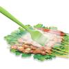 Ensemble d'ustensiles de cuisine, Vert 5 Pièces Ensemble de spatules en silicone - Pinceaux à badigeonner - Pinceau à huile pour pâtisserie - Fouet à œufs - Spatule ajourée - Spatule de cuisson en silicone