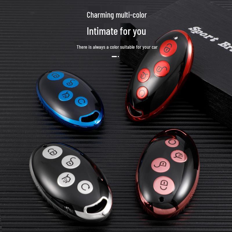 Full-Coverage Key Case for BYD Yuan, S7, Song Plus, Song Max, and Qin Pro Car Keys