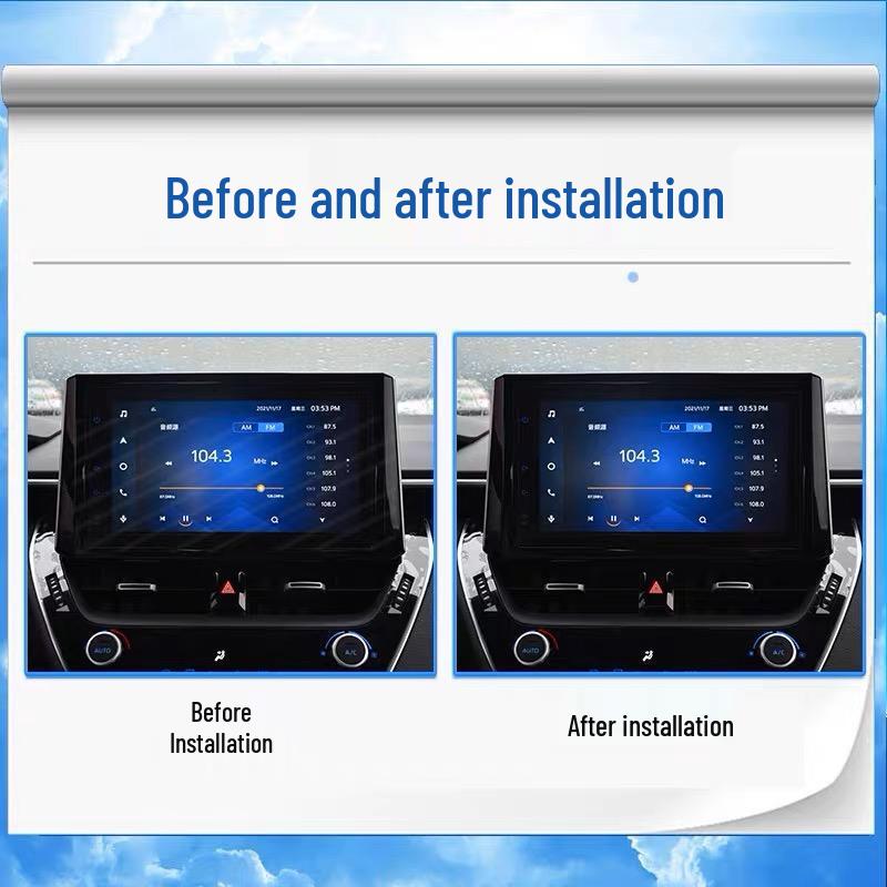 2023 BMW iX1 Interior Film Kit: Anti-Scratch TPU Screen Protector for Center Console and Navigation.