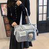 New Adorable Wing Cross Ita Rucksacks Y2K Spacious Rucksack Lolita Girls Transparent Rucksack  Outside School Carrier Trip Knapsack
