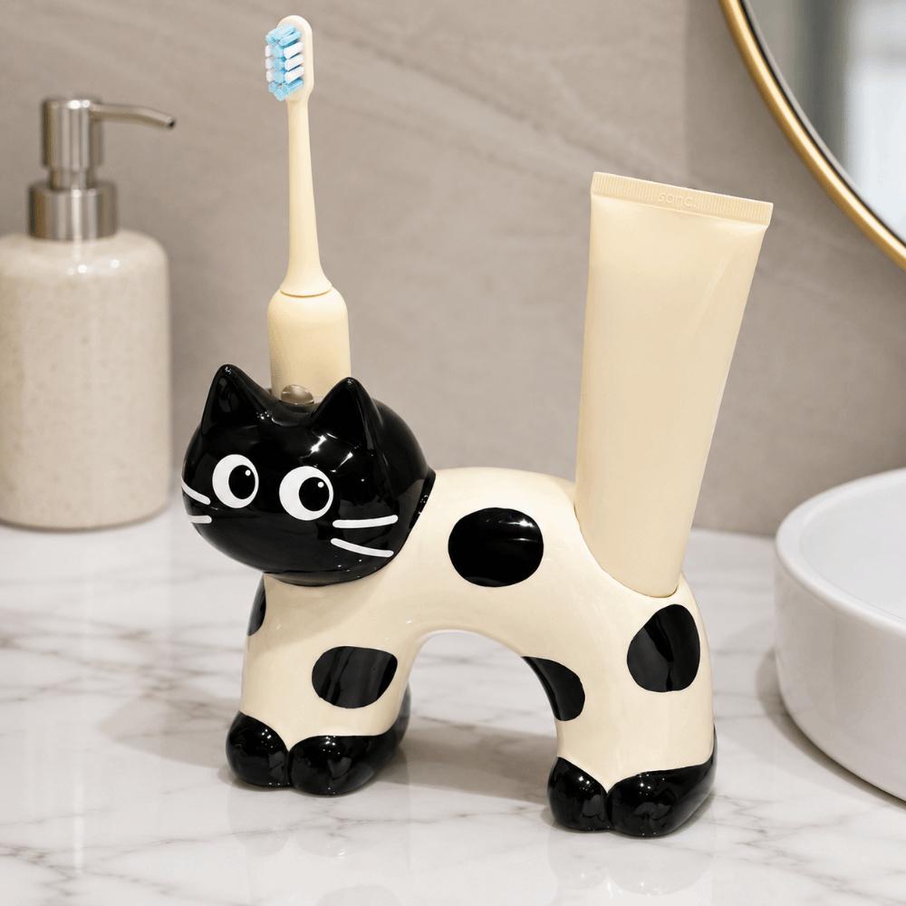 Creative Toothpaste Toothbrush Rack Ceramic Electric Toothbrush Stand  Home Decor