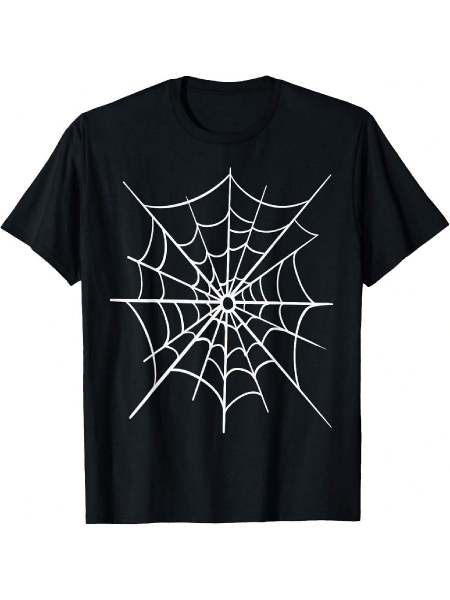 Spiderweb. Halloween Cobweb For unisex, Wo unisex, Kids. Spider Web T-Shirt S разноцветный