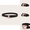 Classic Fashion Casual Leather Belt For Women With Pearl Decor For Spring