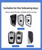 For BMW X1 X3 X4 X5 X6 Series 1 2 3 5 7 G20 G02 G05 G31 G23 F34 F15 F40 IX3 Remote Car Key Cover Keychain Key Case