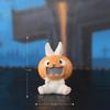 Cute Halloween Themed Mini Rabbit Resin Figurines Adorable Cartoon Durable Texture For Desktop Decor Halloween Party Favor