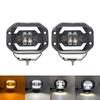 5Inch Spotlight Flush Mount LED Work Light Bar Hi/low Beam Off Road 4X4 ATV for Niva Lada Car 12-24V LED Pods Driving Fog Lights