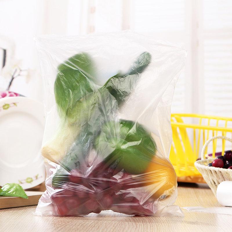 MIAOJIE Food Storage Bag Combo Pack: Large And Medium Sizes, 100 Each, 200 Bags Total. Thickened Food Bags for Kitchen And Supermarket Use
