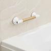 Suction Cup Grab Bar Drill Washroom with WoodGrain Grip for Elderly, Young
