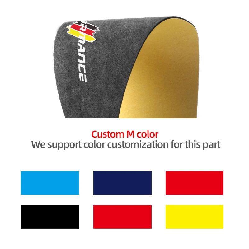 For BMW F30 F32 F34 Series 3 4 Made of Alcantara Dashboard Panel trument Trim M Performance Stickers Car Interior Accessories