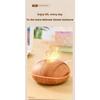 7 colores Fire Flame Wood grain aromatherapy machine humidifier Aroma Diffuser Air Ultrasonic Mist Maker Fogger Aroma Air Fresheners 2