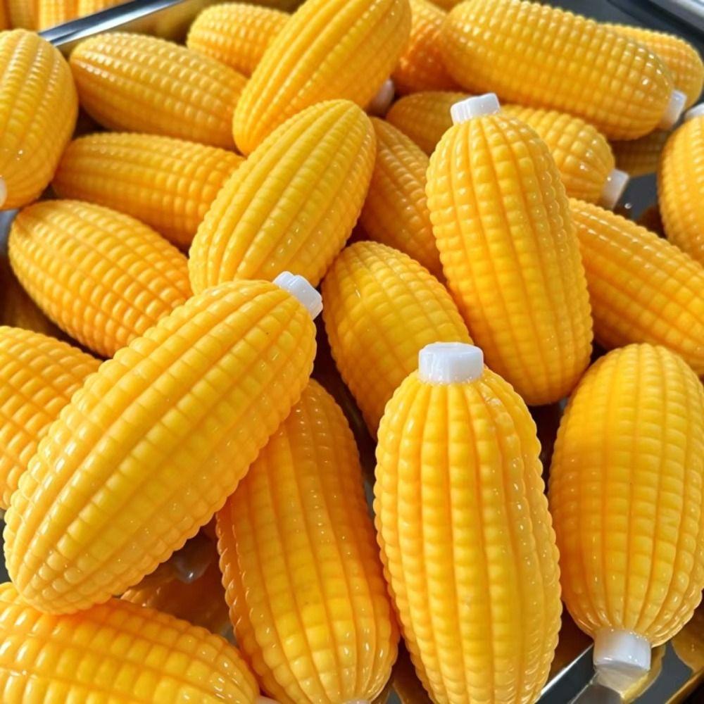 Fun Release Simulated Corn Handmade Ball Caramel Peanut Squishy Toy Children Student