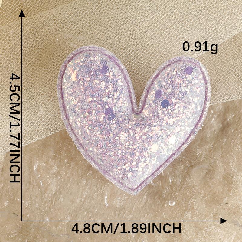 Duoku Three-Dimensional Love Badge Embroidery Sticker Sequins Love Accessories Hairpin Cloth Label Clothing Accessories Patch Cloth Sticker