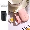 Handcrafted Leather Key Cover for Toyota Models (Asia Dragon, Camry, Senna, Corolla) - Mist Wax Vegetable-Tanned Cowhide