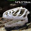 Simulated Dinosaur Skull Skull Shelter Resin Rockery Water Grass Landscape Skull Fish Tank Aquarium Decorative Ornaments