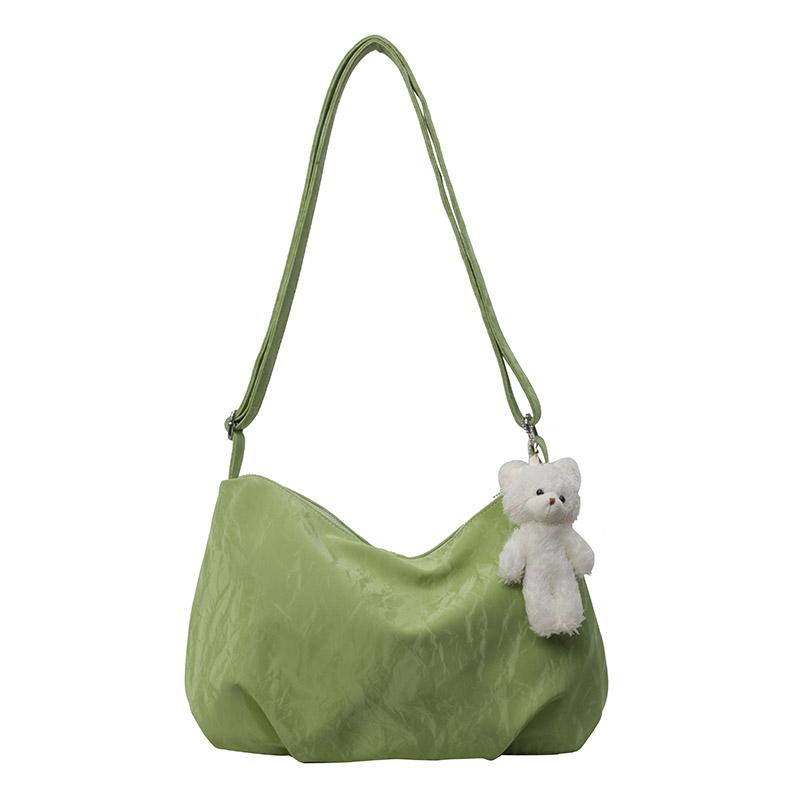 New versatile elegant simple high-end tote bag  soft light leather  large capacity crossbody tote bag