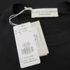 FILIPPO DE LAURENTIIS Unused Crepe Cotton Crew Neck Knit T-Shirt, Black, Size 50, 4110-TSOMC11 tops 50 blackUsed