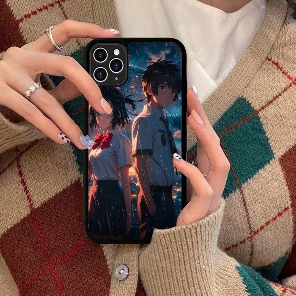 Anime Your Name Phone Case Silicone PC+TPU For For IPhone 11 12 13 14 15 16 Plus Pro Max Cover
