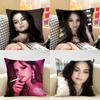 Singer SSelenaS GGomez Cushion Cover Natural Linen Double Sided Print  Throw Pillow Case for Sofa Couch Home Decor