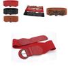 Retro Style Leather Elastic Wide Belt For Women's Clothing Accessories