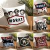 Singer Rock Music M-Morat Band 3 Pillow Case Linen Pillow Case Sofa Home Decor Cushion Cover Cushion Cove