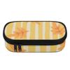 Pencil Bag Spacious Storage Secure Zipper 300D Polyester with Mesh Divider Pen Holders and Spacious Main Compartment for Students