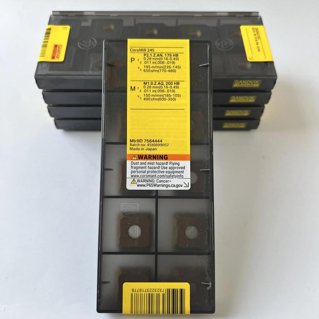 Original Sandvik / R245-18T6M-PM 4340 /CNC lathe carbide blade tool 10 Pcs